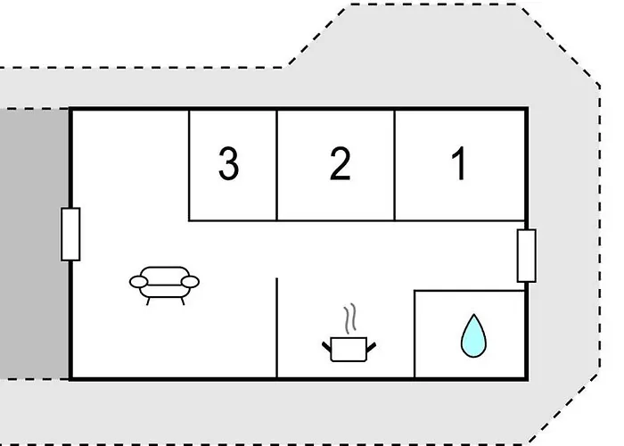 Дом отдыха 3 Bedroom In